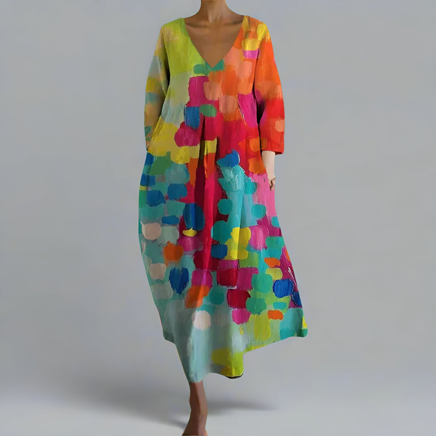 Jorinda™ - Färgglad klänning