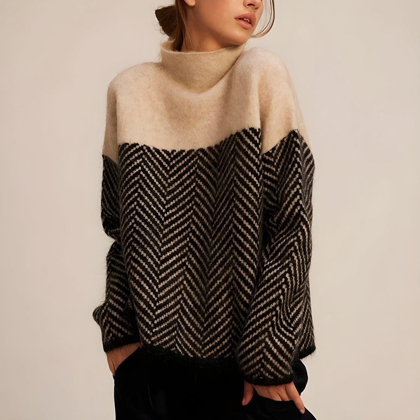 Solveig™ - Polotröja för Tidlös Stil & Komfort