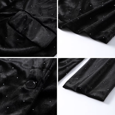 Isabella™ | Diamantfløyelsblazer