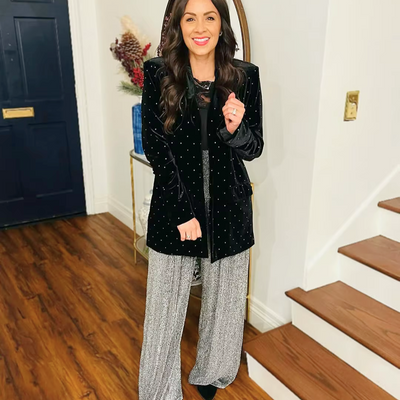 Isabella™ | Diamantfløyelsblazer