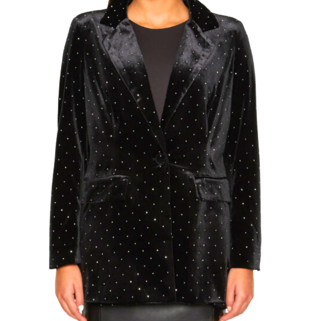 Isabella™ | Diamantfløyelsblazer