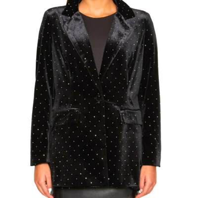 Isabella™ | Diamantfløyelsblazer