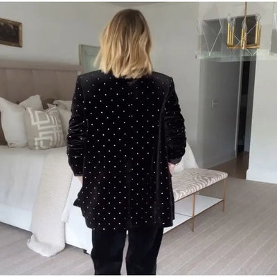 Isabella™ | Diamantfløyelsblazer